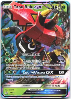 Tapu Bulu GX - SM32 Holo Promo Sun & Moon Promo Pokemon Near Mint - Image 1