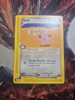 Pokemon Cleffa Skyridge 48/144 Common Regular 2003 30 MP/HP TCG Card - Image 1