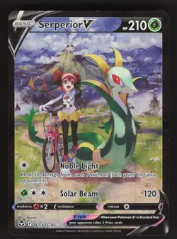 Serperior V TG13/TG30 Pokemon TCG Silver Tempest Trainer Gallery NM - Image 1