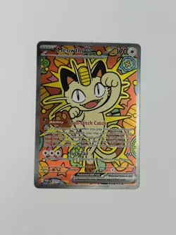 Meowth ex 121/088 ENGLISH Special Illustration Rare - Perfect Order SIR Pokemon - Image 1