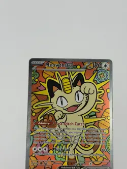 Meowth ex 121/088 ENGLISH Special Illustration Rare - Perfect Order SIR Pokemon - Image 5