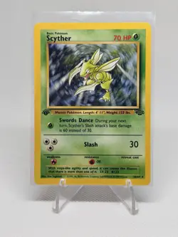 Scyther 26/64 Jungle 1st Edition Pokemon - Image 1