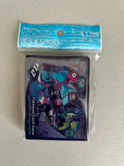 Pokemon Center Exclusive Japan Night Arcade Porygon Abra Card Sleeves 64 Count - Image 1