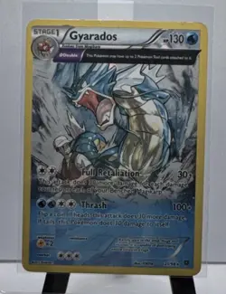 Pokemon Gyarados Holo Rare Double 21/98 XY Ancient Origins 130 HP Card - Image 1