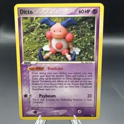 Pokemon TCG 2006 Ditto Mr. Mime 12/17 Pop Series 3 - Image 1