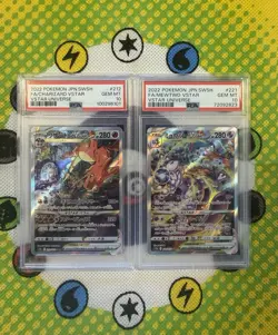 Pokemon Charizard 212/172 Mewtwo 221/172 SAR VSTAR Universe PSA 10 - Image 1