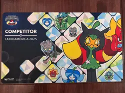 Hearthflame Mask Ogerpon Pokemon LAIC Brazil 2025 COMPETITOR Playmat - Image 1