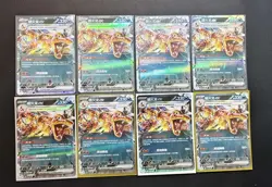 8 Lot pokemon TCG Chinese Card RR Charizard Holo XL92 - Image 1