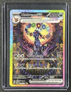 UMBREON EX 2025 POKEMON PRISMATIC EVOLUTIONS #161/131 SPECIAL ILLUSTRATION RARE - Image 1
