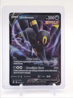 UMBREON V 2021 POKEMON SWSH EVOLVING SKIES RARE 094/203 Q2283 - Image 1