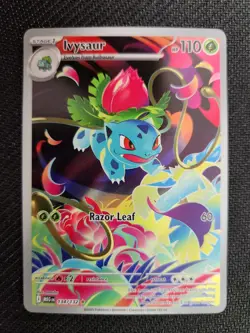 Ivysaur Full Art Mega Evolution 134/132 Pokemon TCG NM/M - Image 2