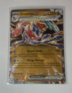 Greninja EX 106/167 Double Rare Holo Pokemon Twilight Masquerade NM/M FAST SHIP - Image 1