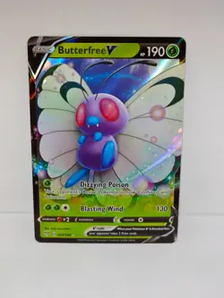 Butterfree V 001/189 Darkness Ablaze - NM Ultra Rare Pokemon Card - Image 1
