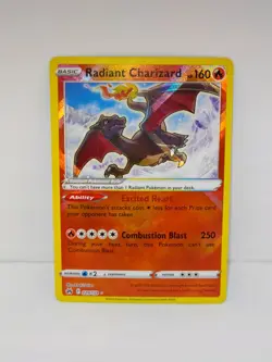 Pokemon TCG Crown Zenith Radiant Charizard Radiant Rare 020/159 - Image 1