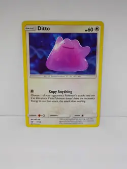 Ditto 17/18 Pokemon - Holo Sun & Moon Detective Pikachu HP - Image 1