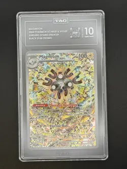 Pokemon Magneton Black Star Promo Card GEM MINT TAG 10 - Image 3