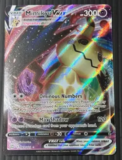 Mimikyu VMAX 069/172 Holo Rare VMAX Brilliant Stars Pokemon Near Mint NM - Image 1