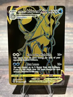 Ice Rider Calyrex VMAX TG29/TG30 Astral Radiance Full Art Holo Pokemon Card TCG - Image 1
