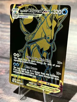 Ice Rider Calyrex VMAX TG29/TG30 Astral Radiance Full Art Holo Pokemon Card TCG - Image 3