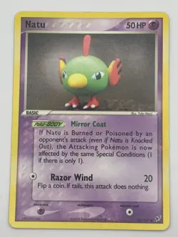 Natu 66/107 | Pokemon EX Deoxys | Near Mint NM #66 | Yuka Morii Clay Art - Image 1
