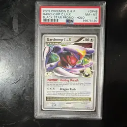 Pokemon Garchomp C Lv.X DP46 Diamond & Pearl Black Star Promo Holo PSA 8 - Image 1