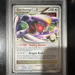 Pokemon Garchomp C Lv.X DP46 Diamond & Pearl Black Star Promo Holo PSA 8 - Image 3