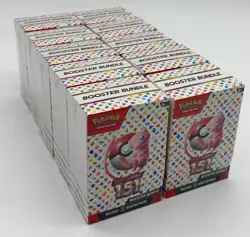 Lot of (10) Pokemon TCG Scarlet & Violet 151 MEW EN Booster Bundle Boxes SEALED - Image 1