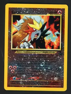 2001 POKEMON GAME MOVIE POKEMON 3 MOVIE PROMO #34 ENTEI-REVERSE FOIL - Image 1