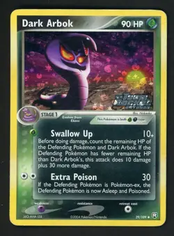 Pokemon Dark Arbok Reverse Holo Stamped 29/109 Team Rocket Returns - Image 1