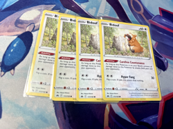 2023 Pokemon Crown Zenith lot Bidoof x4 111/159 Common NM - Image 1