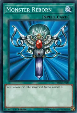 Yugioh! Monster Reborn - YS18-EN024 - Common - 1st Edition Near Mint, English - Image 1