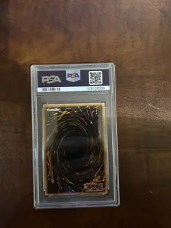 2002 Yu-Gi-Oh! Dark Magician SDY #006 PSA 8 Name Shift Misprint - Image 2