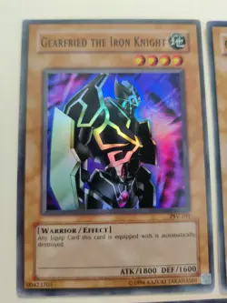 3x Gearfried the Iron Knight PSV-101 Super Rare LP - Image 2