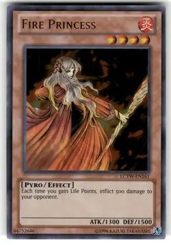 Fire Princess Ultra Rare Legendary Collection 3: Yugi's World LCYW-EN161 NM - Image 1