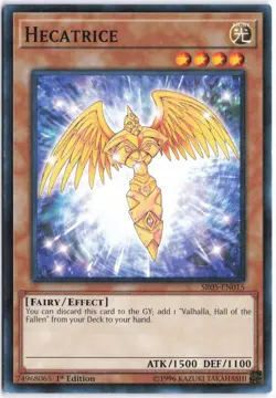 Yugioh - Hecatrice SR05-EN015 1st Edition - Structure Deck: Wave of Light - Image 1