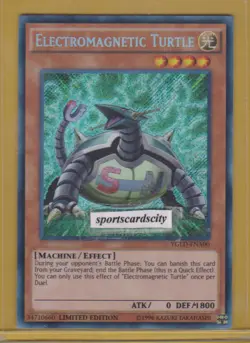 ELECTROMAGNETIC TURTLE - (YGLD-ENA00) Secret Limited - Yu-Gi-Oh Yugi's Legendary - Image 1