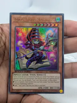 Toon Dark Magician STP3-EN004 Ultra Rare Speed Duel LP - Image 2