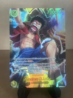 One Piece OP15 Monkey D. Luffy 119 SEC Adventure on Kami’s Island English - Image 1