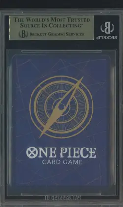 2024 one Piece #OP07064 200 Years in the Future Sanji Foil SR BGS 10 - Image 2