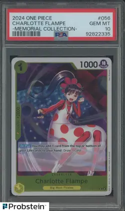 2024 One Piece #056 Charlotte Flampe Memorial Collection PSA 10 - Image 1