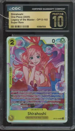 2025 One Piece Legacy Of The Master Super Rare Shirahoshi Pristine CGC 10 - Image 1