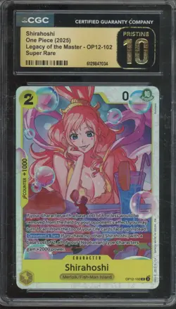 2025 One Piece Legacy Of The Master Super Rare Shirahoshi Pristine CGC 10 - Image 1