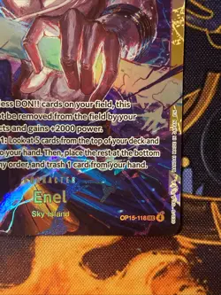 Enel OP15-118 SEC – Adventure on KAMI’s Island – One Piece TCG – English – NM - Image 4