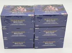 Lot of (6) One Piece TCG OP-14 The Azure Sea's Seven Booster Boxes SEALED - Image 4