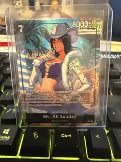 2025 One Piece The Azure Sea's Seven Ms. All Sunday Alternate Art #OP14-084 - Image 1
