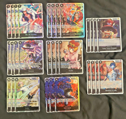 Perona (Alt Art) EB03-045 SR ONE PIECE Heroines Edition LOT 32X BLACK DECK Mt. - Image 3