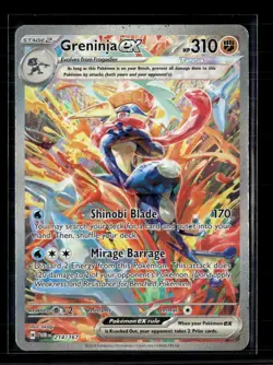 Pokemon 2024 Twilight Masquerade Greninja EX SAR #214/167 - Image 1