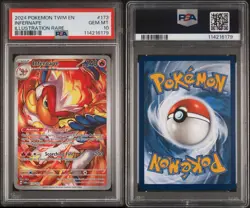 PSA 10 Gem Mint Pokemon Twilight Masquerade Infernape 173/167 Illustration Rare - Image 3
