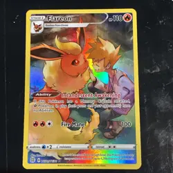 Pokemon TCG Flareon Brilliant Stars Tg01/Tg30 Holo Secret Rare - Image 1