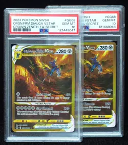 Origin Form Dialga VSTAR GG68 PSA 10 Crown Zenith Pokemon Card - Image 4